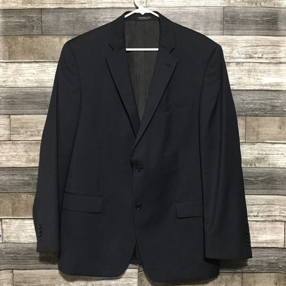 John Varvatos Wool Blazer Jacket Men’s 44R Gray Blue 2 Button Portugal - Picture 4 of 11